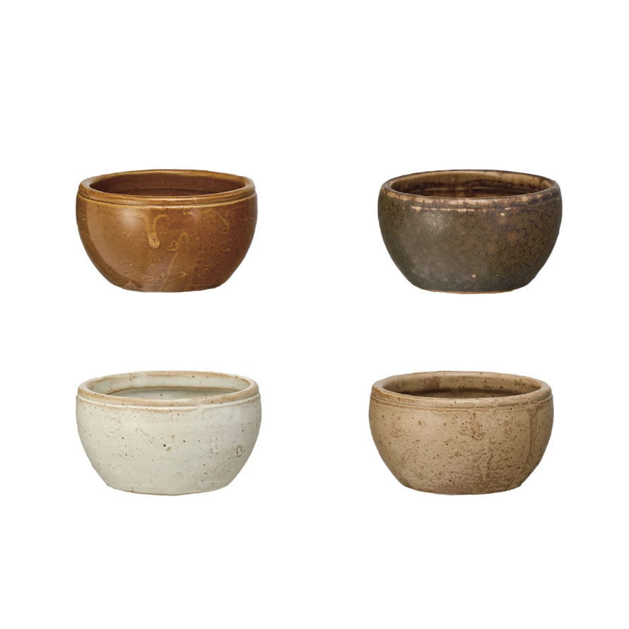 Stoneware Pinch Pot — detail view