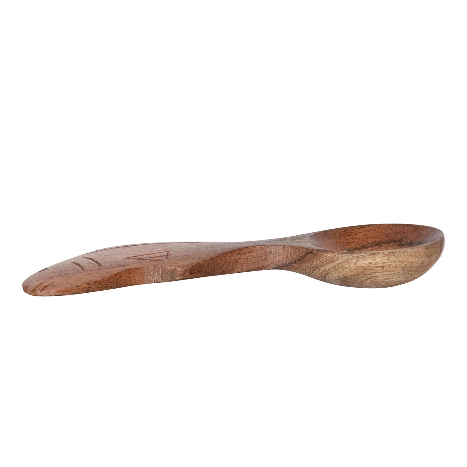 Mango Wood Spoon with Fish Shaped Handle