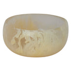 Marbled Resin Bowl, Yellow