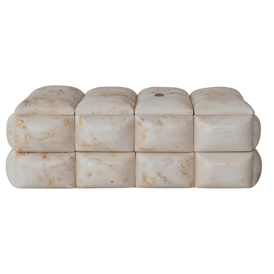 Marbled Resin Tile & MDF Box