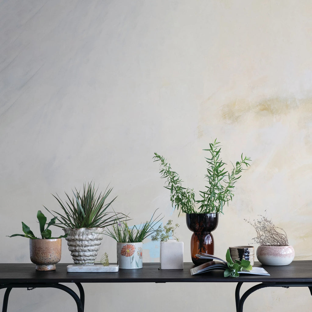 Stoneware Planter - Holds 4" Pot — view 4