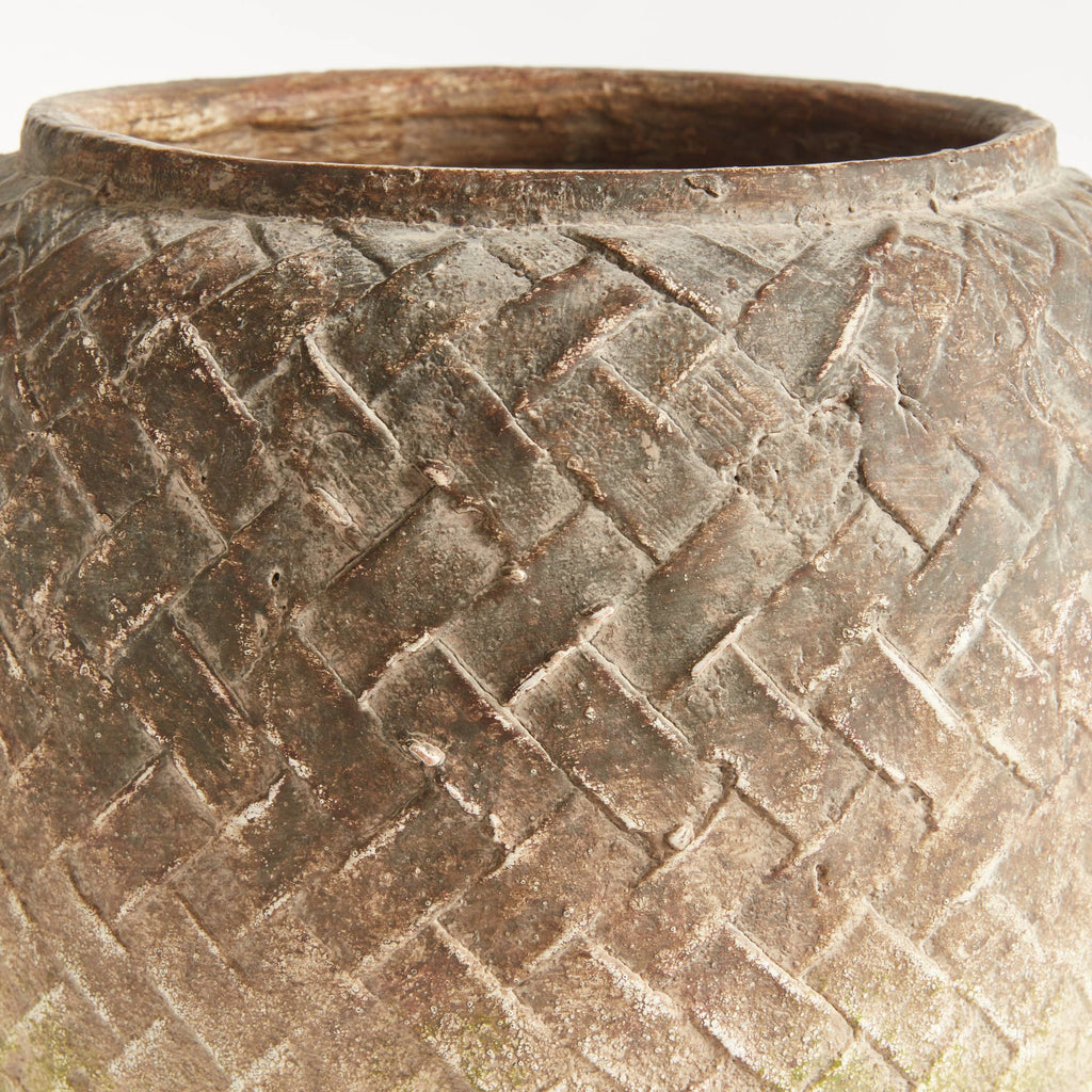 Weathered Garden Pot Large