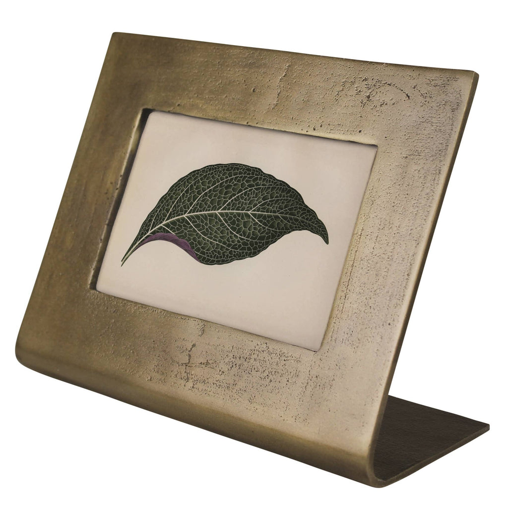 Ridley Picture Frame, Brass - Horizontal 4x6