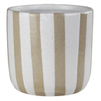 Cielo Cachepot, Ceramic - Stripes