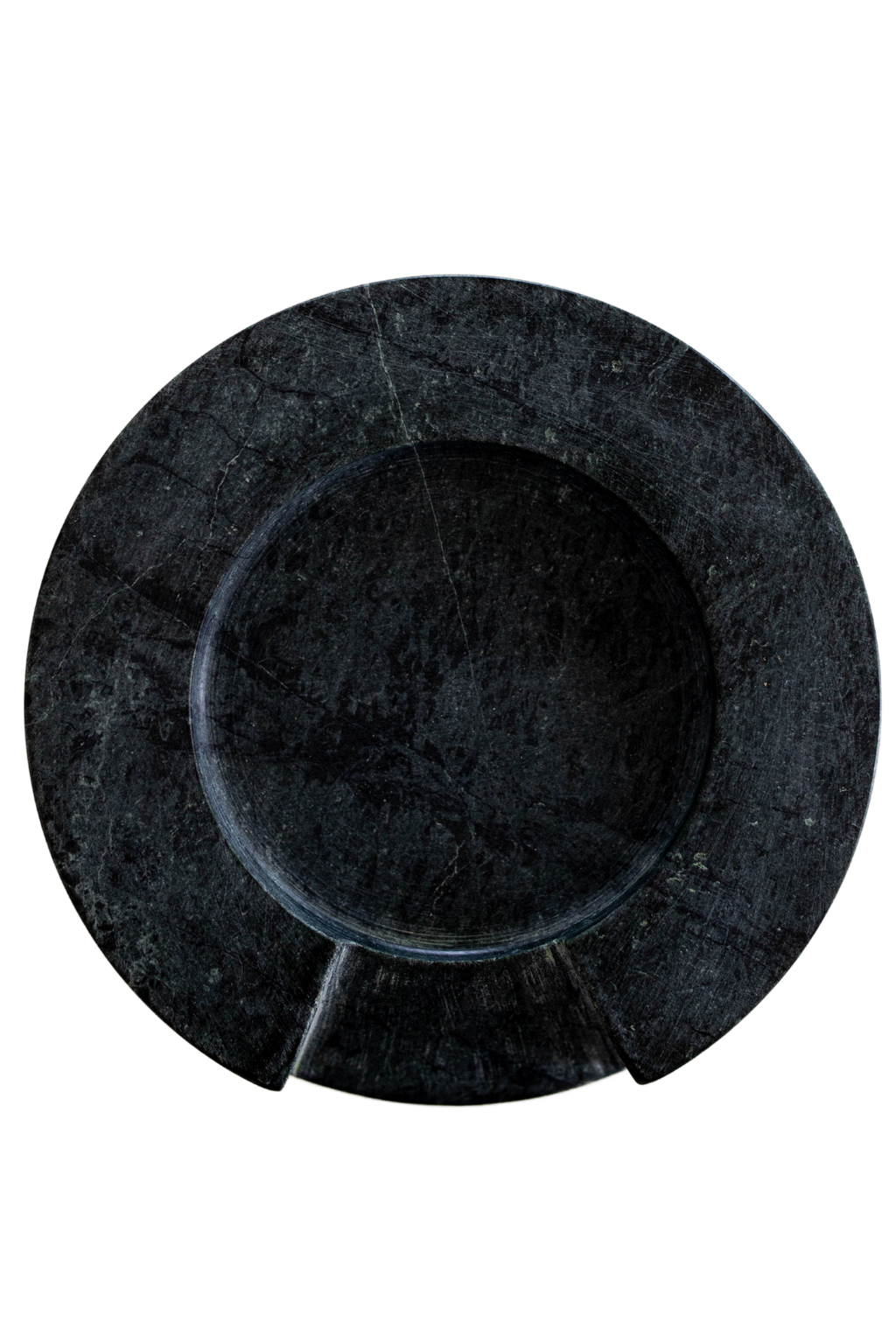 Green Marble Round Spoon Rest