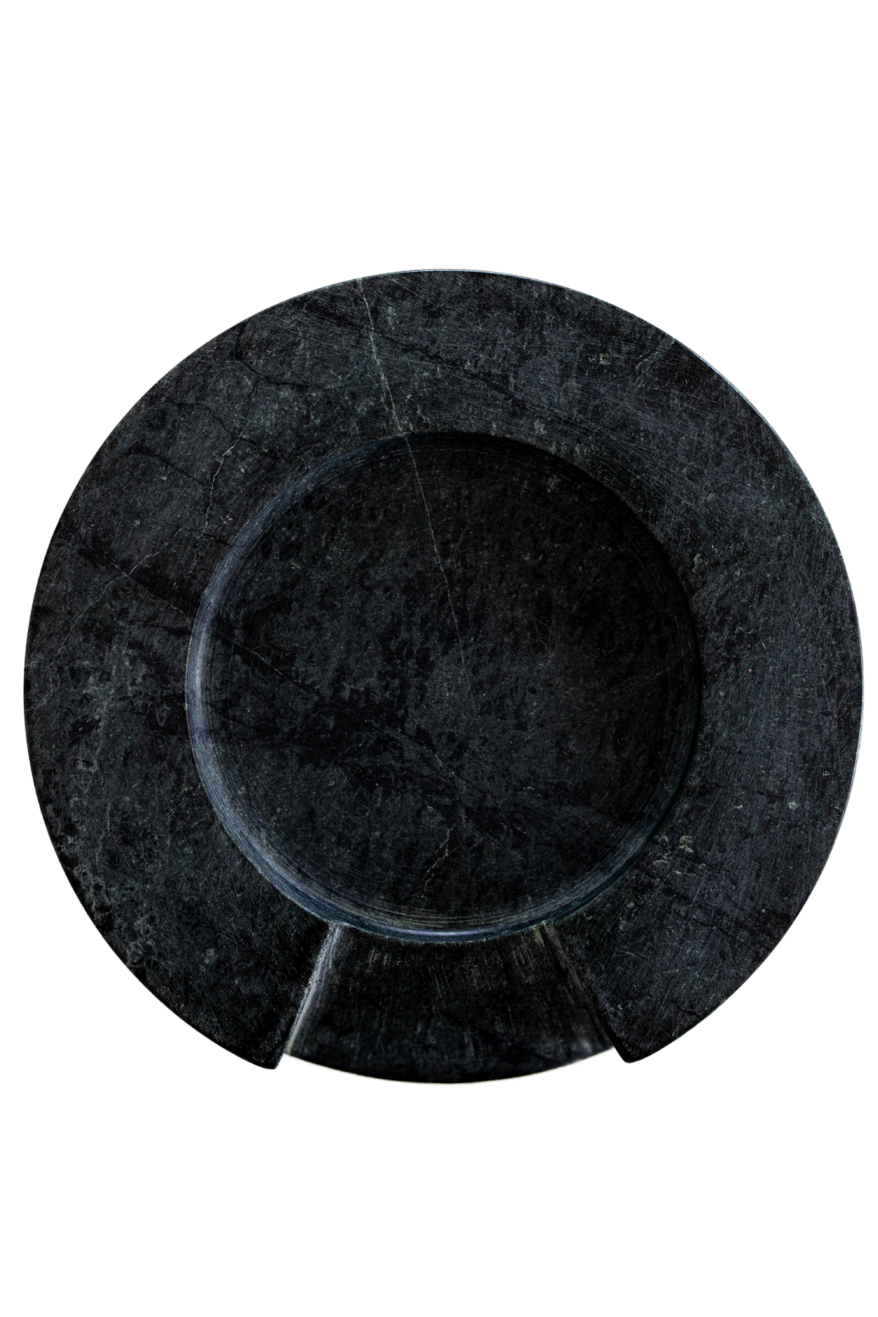 Green Marble Round Spoon Rest