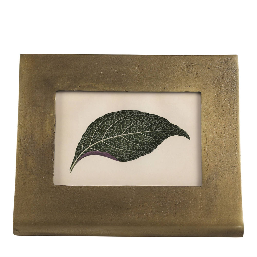 Ridley Picture Frame, Brass - Horizontal 4x6