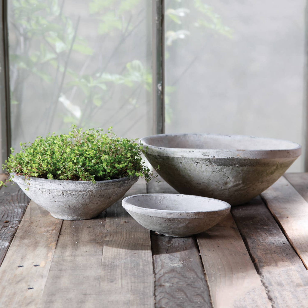 Rustic Terra Cotta Bowl - Lrg Whitestone