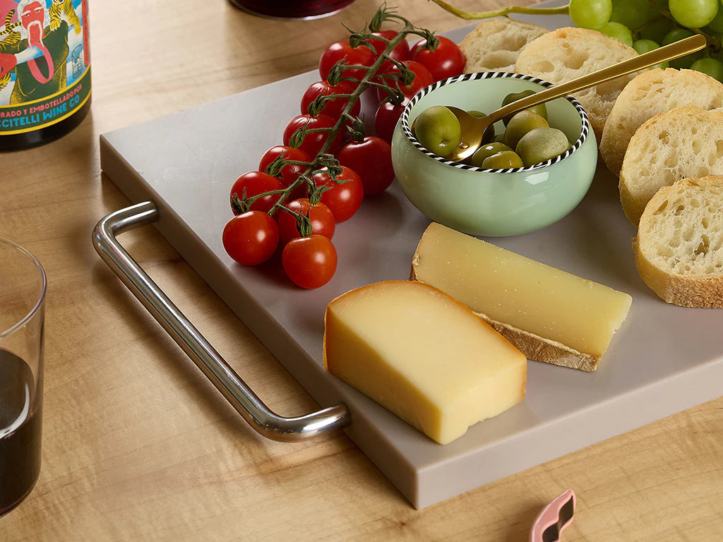 Large Cutting Board - Solid Gray — detail view