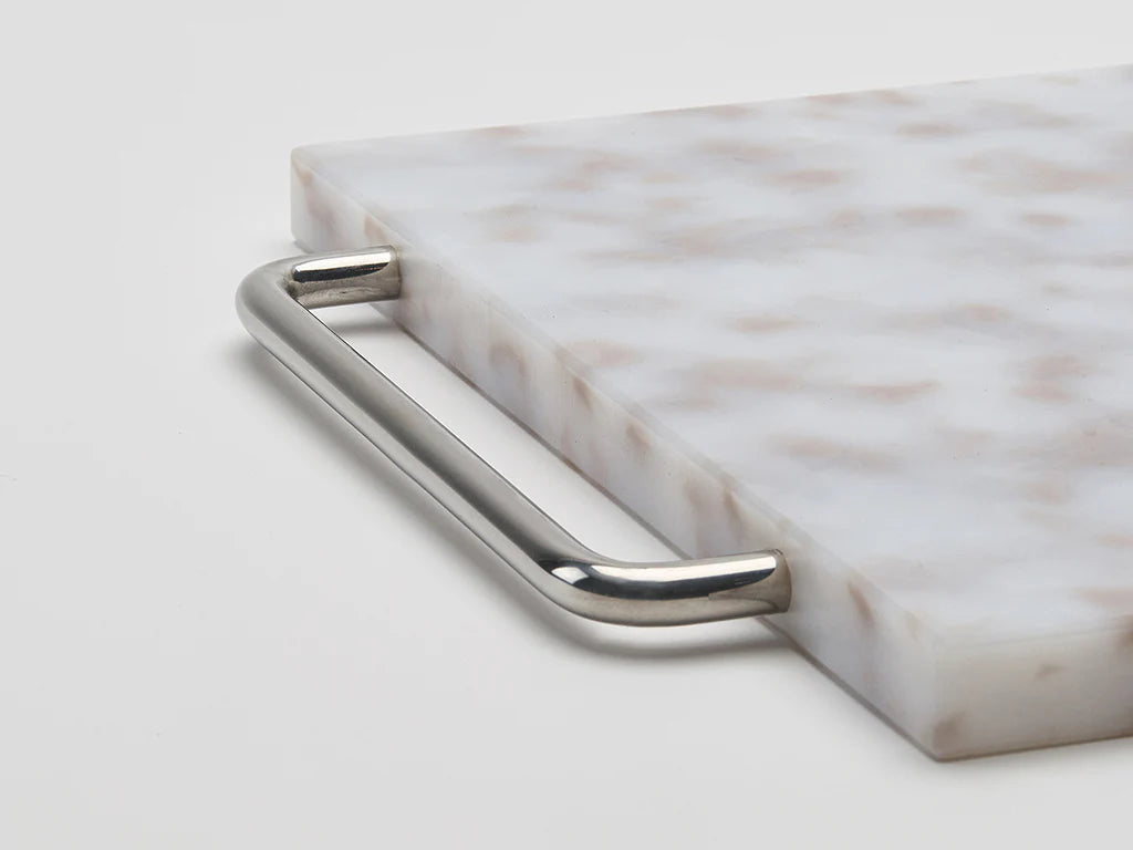 Large Cutting Board - Gray/White — styled