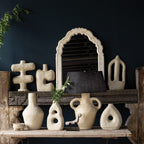 Stone Architectural Bird on Base