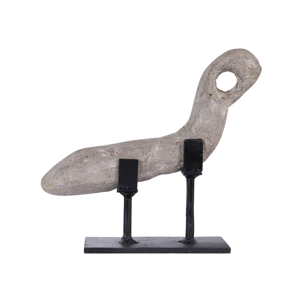 Stone Architectural Bird on Base