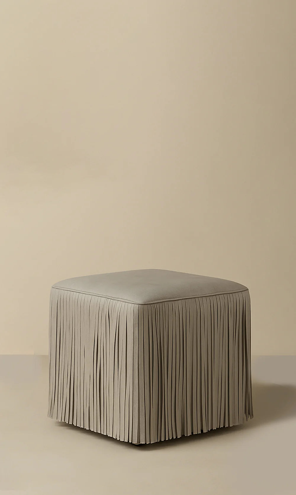 Ina Fringe Ottoman