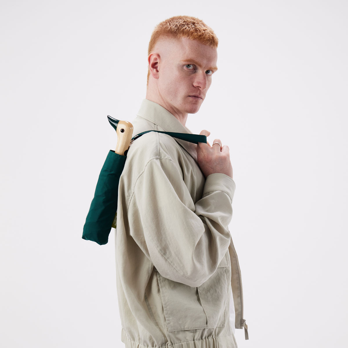 Forest Green Duck Umbrella