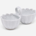 Camilla Double Snack Bowl in Cloud Gray
