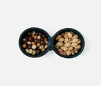 Desmond Double Snack Bowl in Midnight Teal (Set of 2)