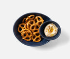 Marcus Oval Olive Bowl in Matte Navy (Set of 2)